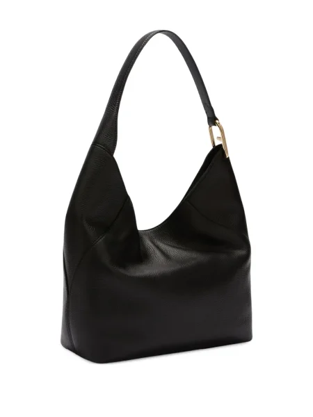 Geanta de piele Furla din piele negru