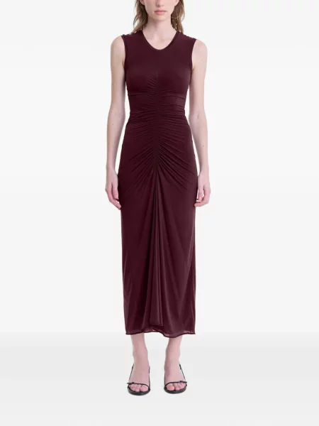 Rochie Fforme cu volane roșu