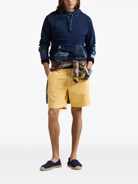 Ленена тениска Polo Ralph Lauren бродирана черно