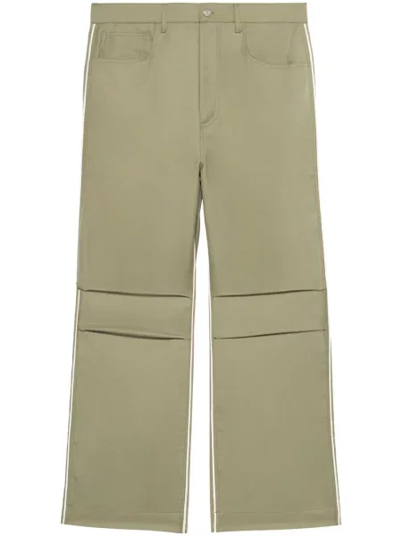 Pantaloni 1989 Studio cu dungi verde