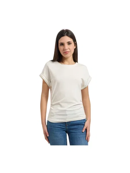 Koszulka Fracomina beżowa