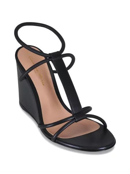 Sandale Gianvito Rossi cu bretele negru