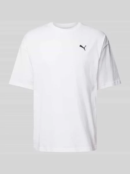 T-shirt o kroju oversized z wyhaftowanym logo Puma Performance biała