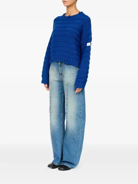 Gyapjú szvetter Mm6 Maison Margiela kék