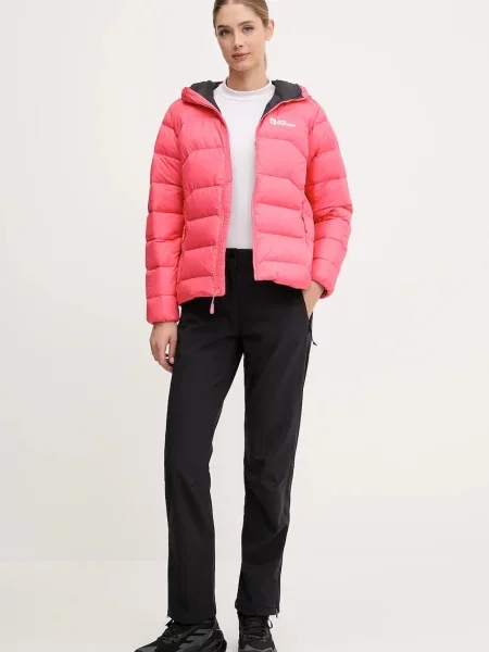 Jack Wolfskin kurtka sportowa puchowa Ather Down różowy
