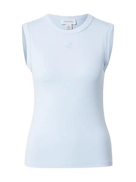 Top din denim Calvin Klein Jeans albastru