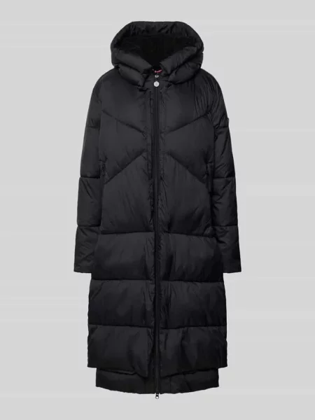 Płaszcz pikowany z zapinanymi na błyskawiczny model ‘STORMHERO’ Frieda & Freddies czarny