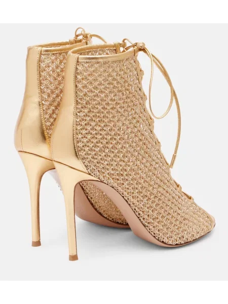 Sandale Gianvito Rossi din piele auriu