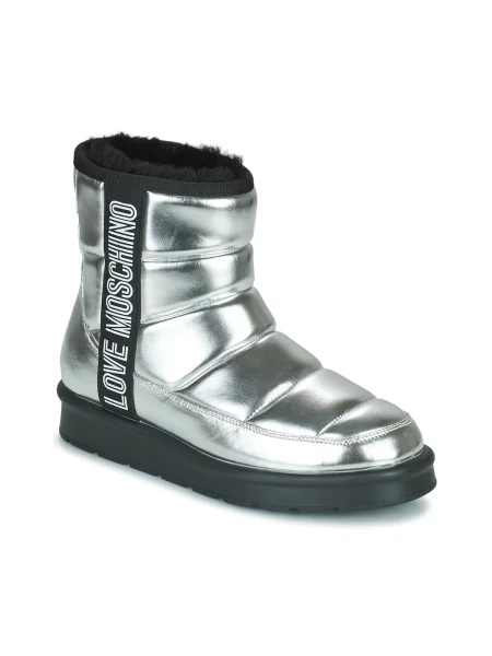 Členkové topánky Love Moschino čierna