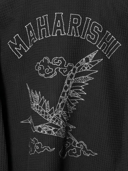 Geacă Maharishi cu broderie negru