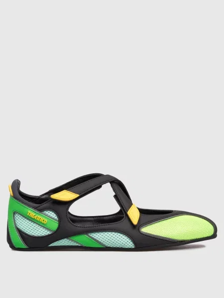 Балетки The Attico зеленые