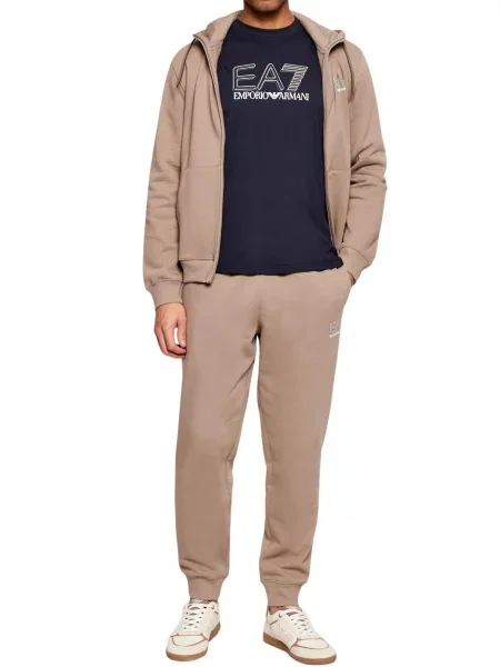 Къс тениска Ea7 синьо