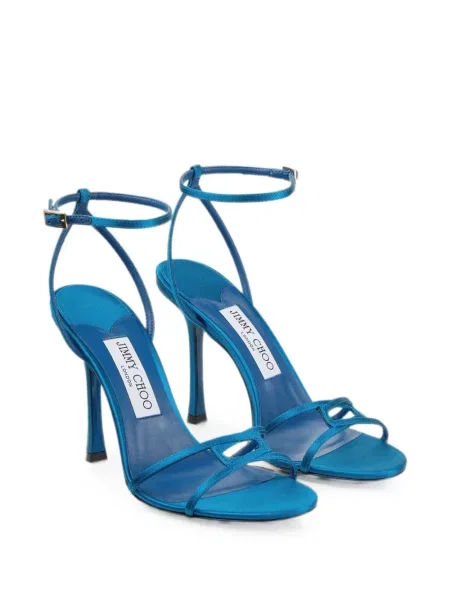 Sandale Jimmy Choo din satin albastru