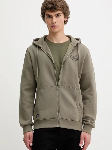 Суичър с качулка Von Dutch с качулка зелено