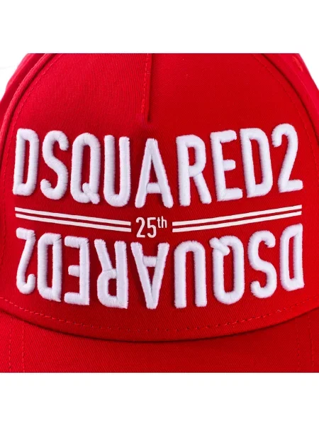Șapcă Dsquared roșu