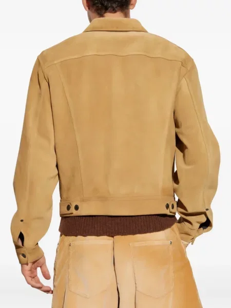 Geanta de piele Dsquared2 maro