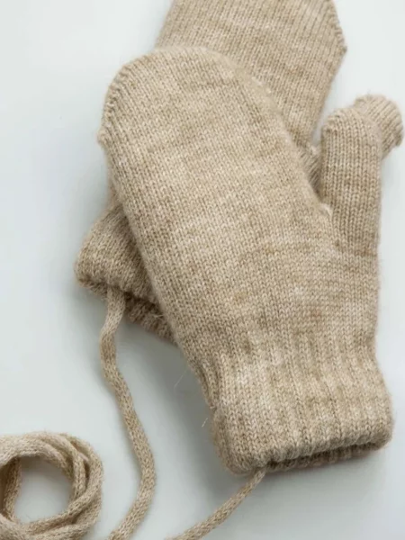 Coccodrillo rukavice béžové