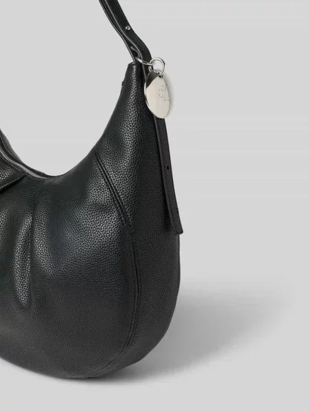Calvin Klein torebka hobo z imitacji skóry czarna