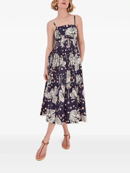 Rochie midi Cara Cara albastru