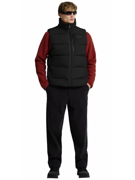 Утепленный жилет Jack Wolfskin черный