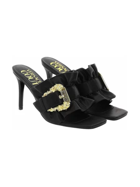 Klapki Versace Jeans Couture czarne
