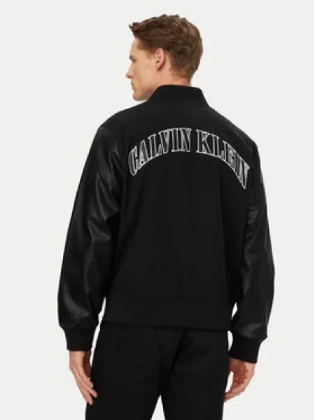 Calvin Klein Jeans Bomber striukė juoda