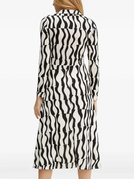 Lung rochie midi Morgan alb