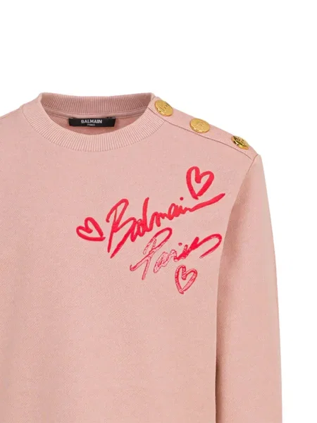 Sukienka dziecięca Balmain różowa