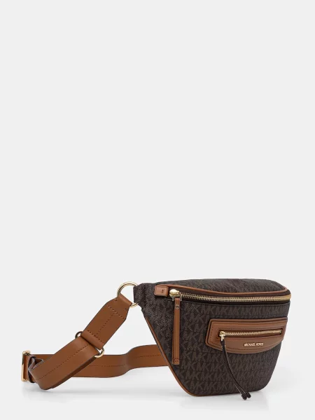 Geantă Michael Michael Kors din piele maro
