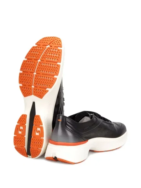 Sneakerși Santoni din piele negru