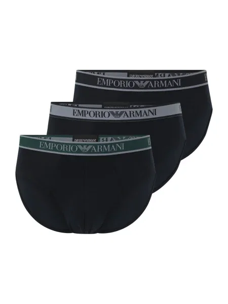 Hlačke Emporio Armani modra