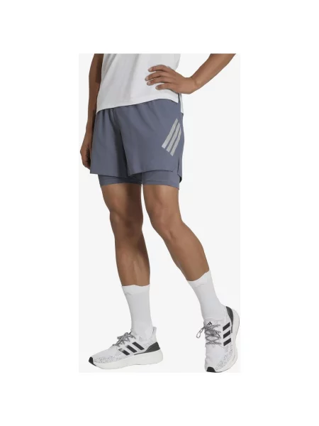 Szorty adidas Running Formotion Iconic niebieski XS szary