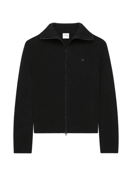 Cardigan Courreges tricotate negru
