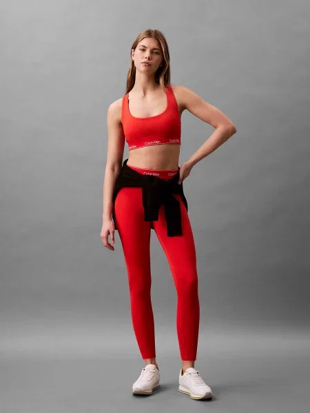 Легінси спортивні Calvin Klein перероблений поліестер/еластан червоний