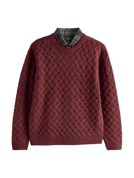 Next Svetr žlutá / pink / tmavě červená / černá bílá