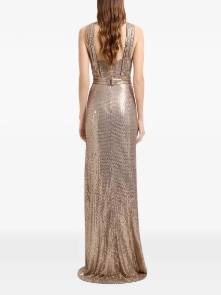 Rochie maxi Elie Saab cu paiete drapată