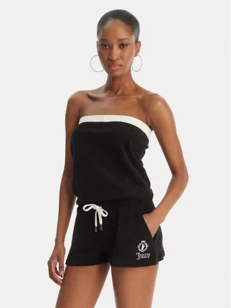 Juicy Couture Комбінезон Applique Terry чорний