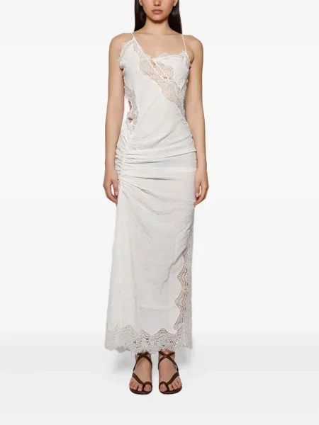 Rochie Christopher Esber din dantelă alb