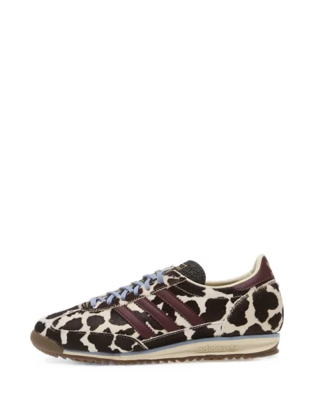 Pantofi alergare Adidas Spezial cu imagine alergare din satin negru