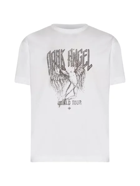 Tricou John Richmond cu imagine alb