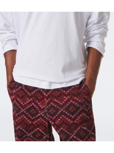 Tricou Dries Van Noten din jerseu alb