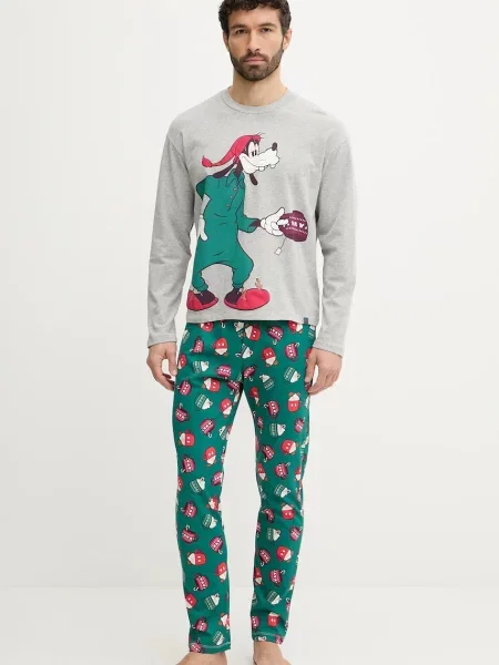 Pyžamo United Colors of Benetton šedá