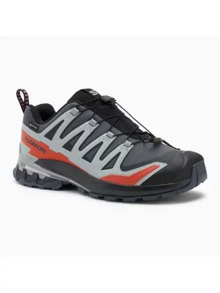Încălțăminte de alergare pentru bărbați Salomon XA PRO 3D V9 GTX turbulence/black/burnt ochre negru
