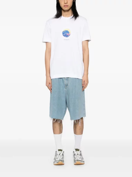 Tricou Givenchy cu imagine alb