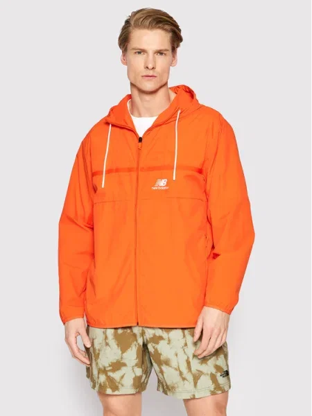 New Balance Geacă de vânt portocaliu