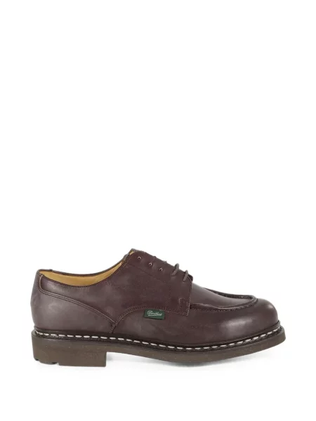 Pantofi derby Paraboot din piele maro