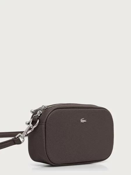 Lacoste crossbody torbica rjava
