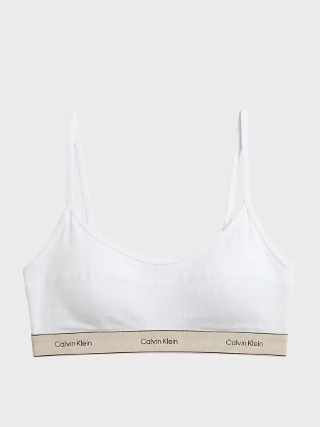 Без підкладки бюстгальтер Calvin Klein білий