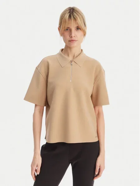Polokošile Calvin Klein béžové