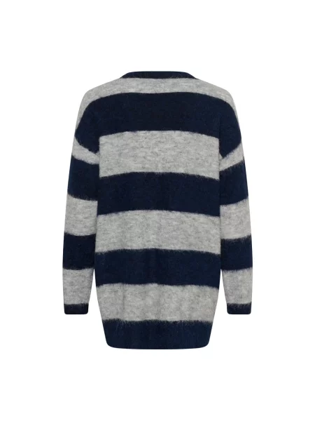 Dzianinowy sweter Saint Tropez szary